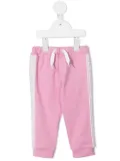 Fendi Kids FF-stripe trackpants - Pink