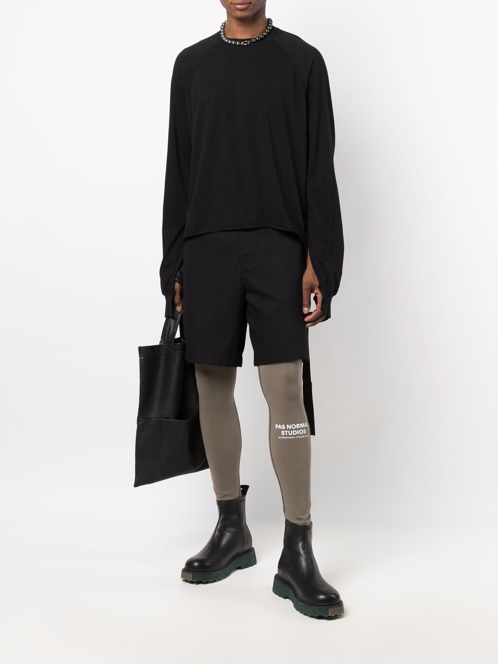 фото Rick owens drkshdw толстовка с асимметричным подолом