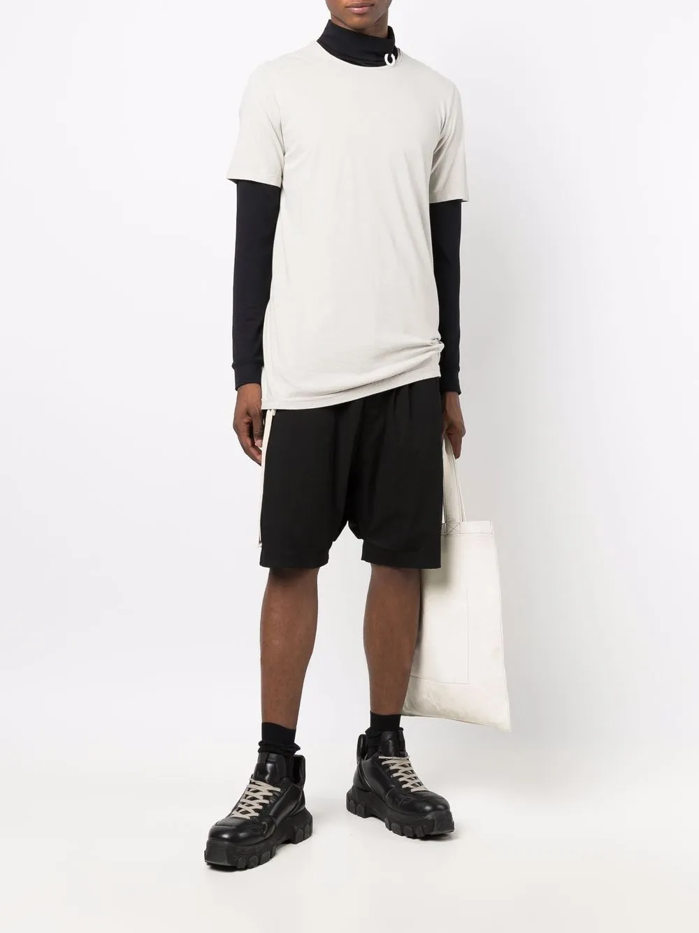 фото Rick owens drkshdw футболка с круглым вырезом