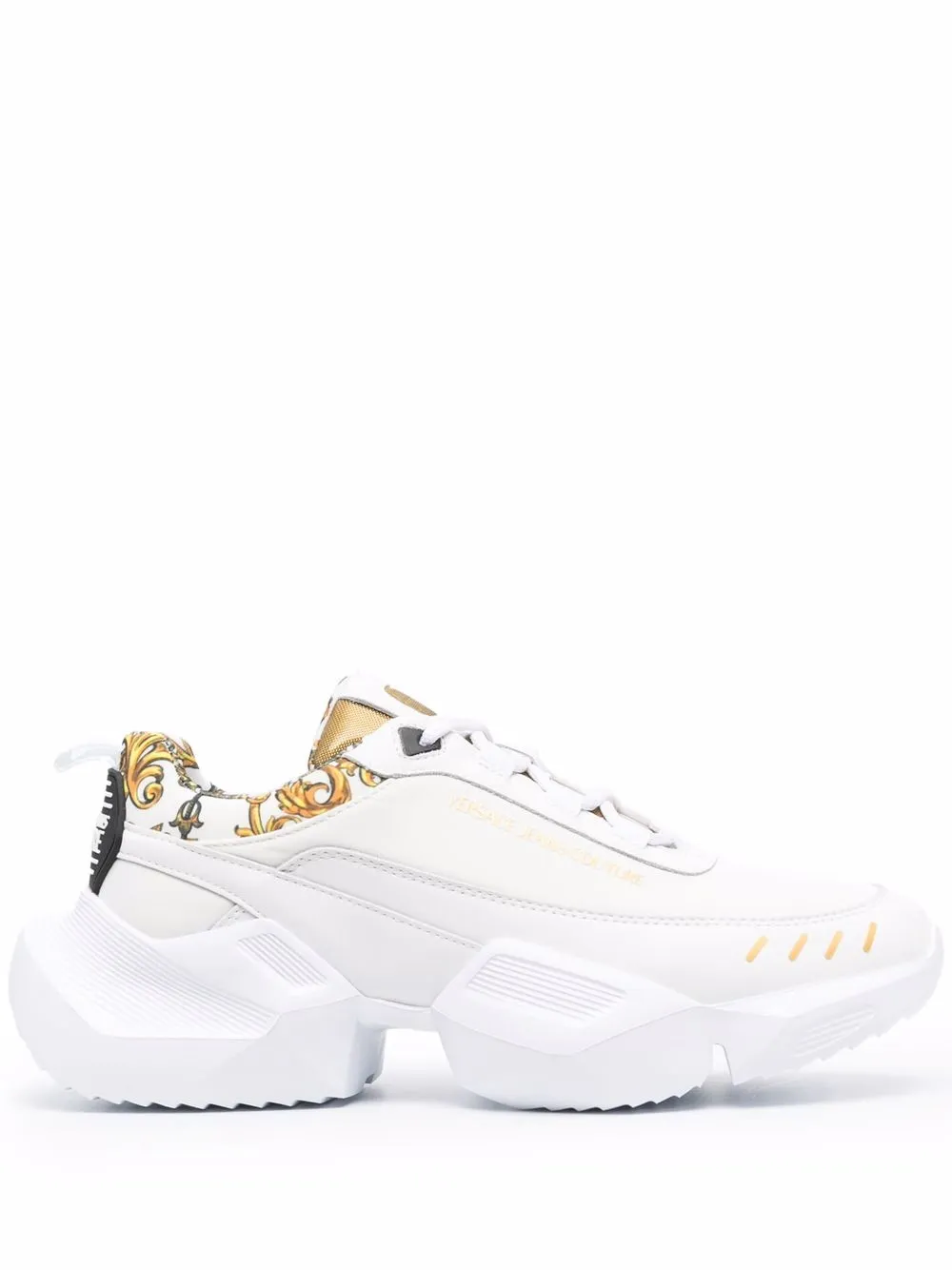 

Versace Jeans Couture tenis con estampado Barocco - Blanco