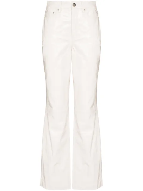 REMAIN Lynn leather straight-leg trousers