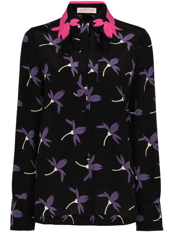 Valentino Fairy Flowers Print long 