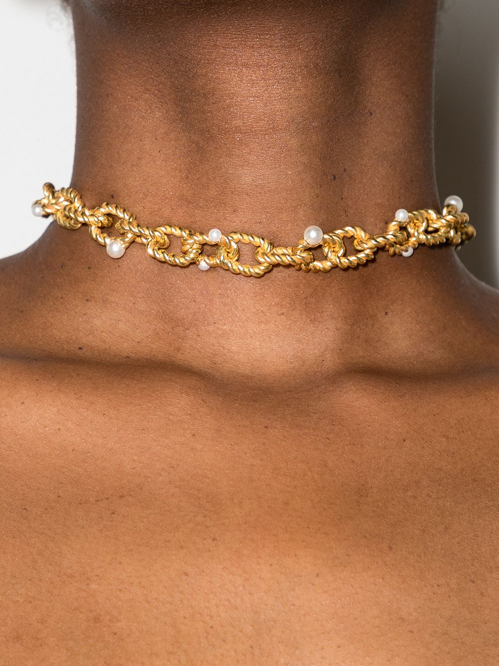 фото Joanna laura constantine modern vintage twisted chain necklace