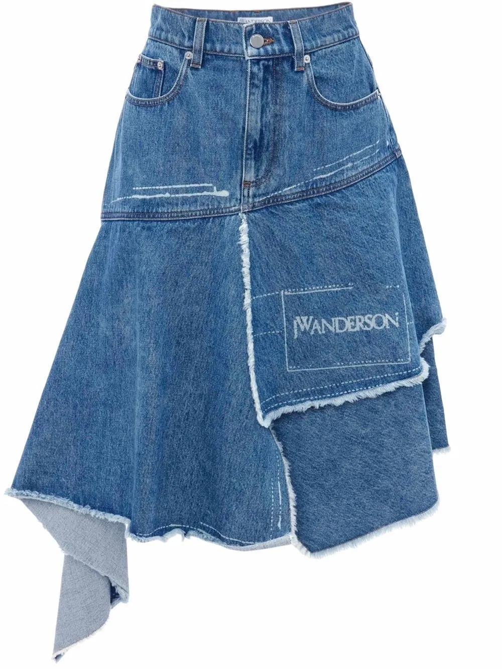 asymmetric denim skirt | JW Anderson 