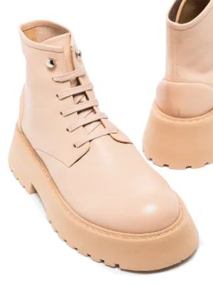 leather flat boots sale