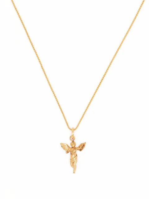Saint Laurent Angel Charm Necklace 