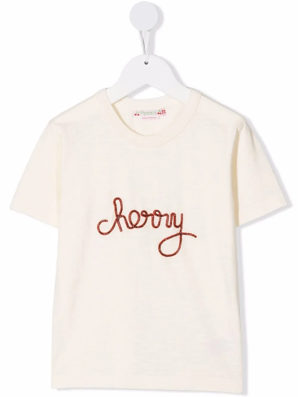 

Bonpoint embroidered-cherry T-shirt - Neutrals