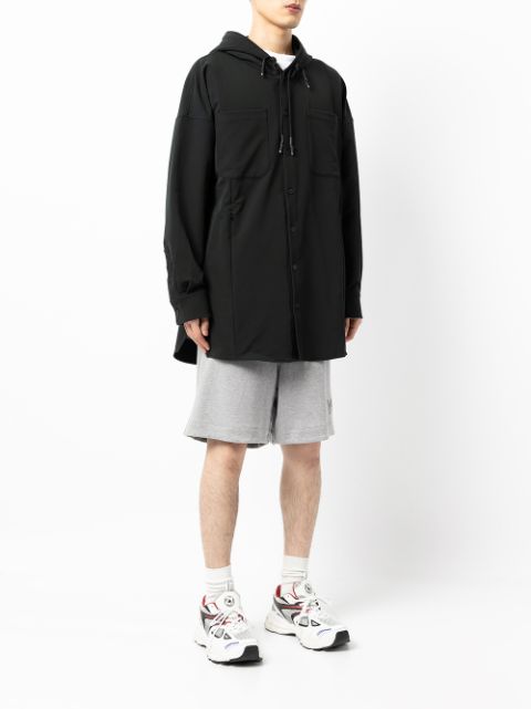 Off Duty Waffle Hooded Shirt - Farfetch