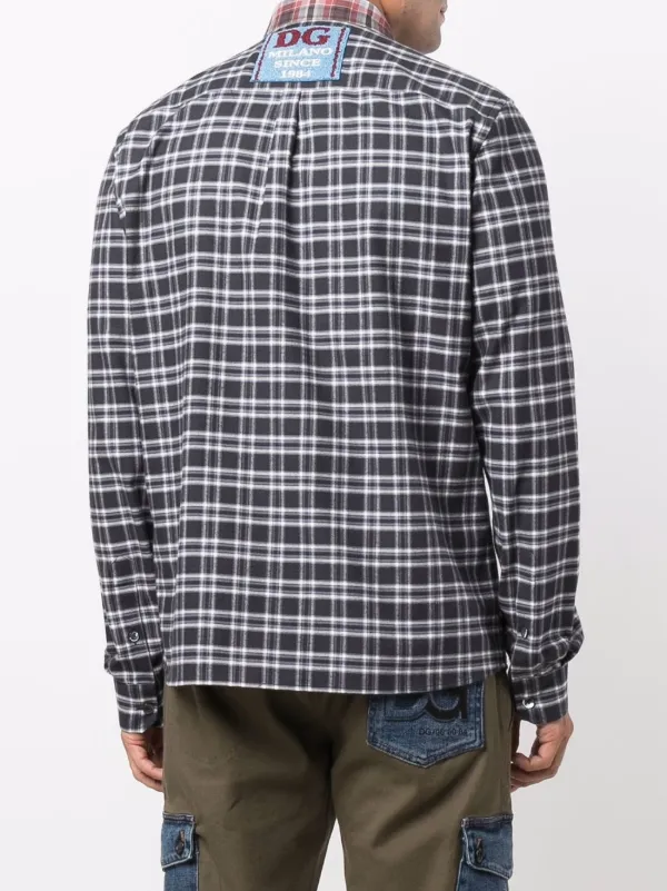 Dolce & Gabbana check-print Shirt | Blue | FARFETCH