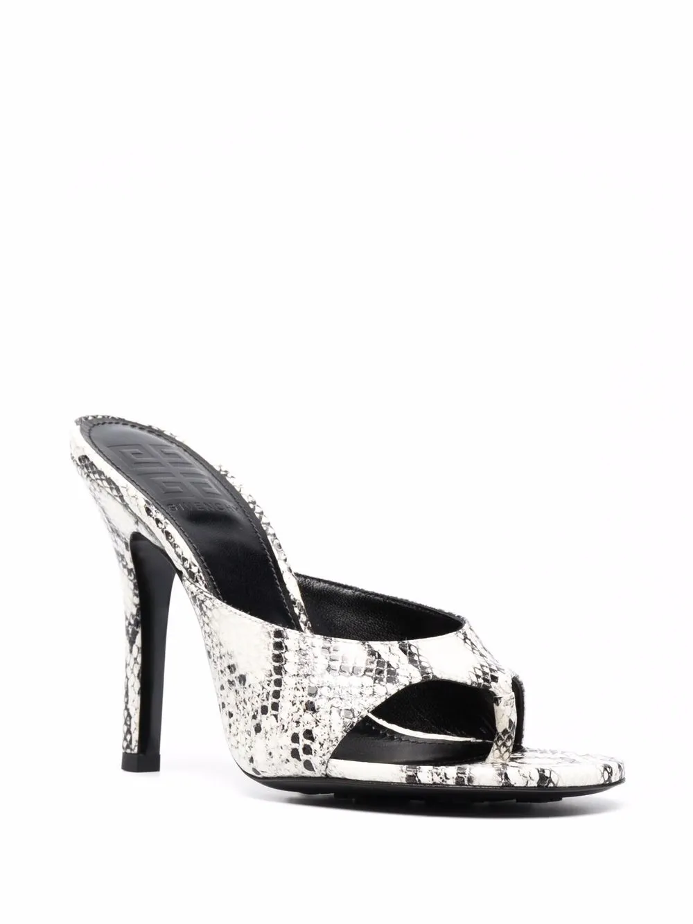 Image 2 of Givenchy snakeskin-effect thong-strap sandals