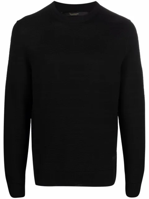 Billionaire round-neck merino wool jumper