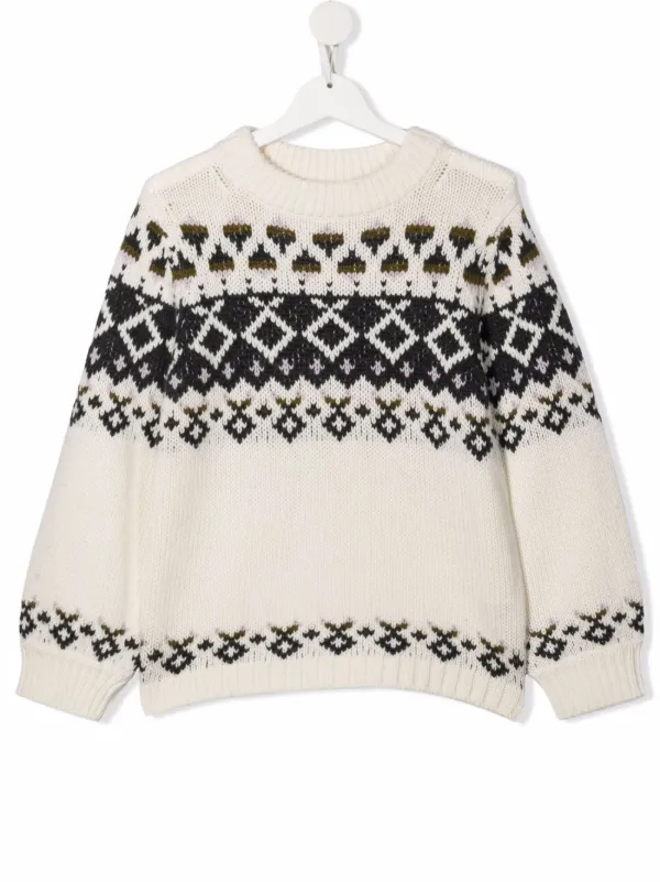 fair isle knitted jumper