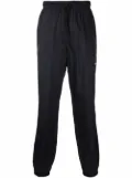 MSGM drawstring logo track pants - Black
