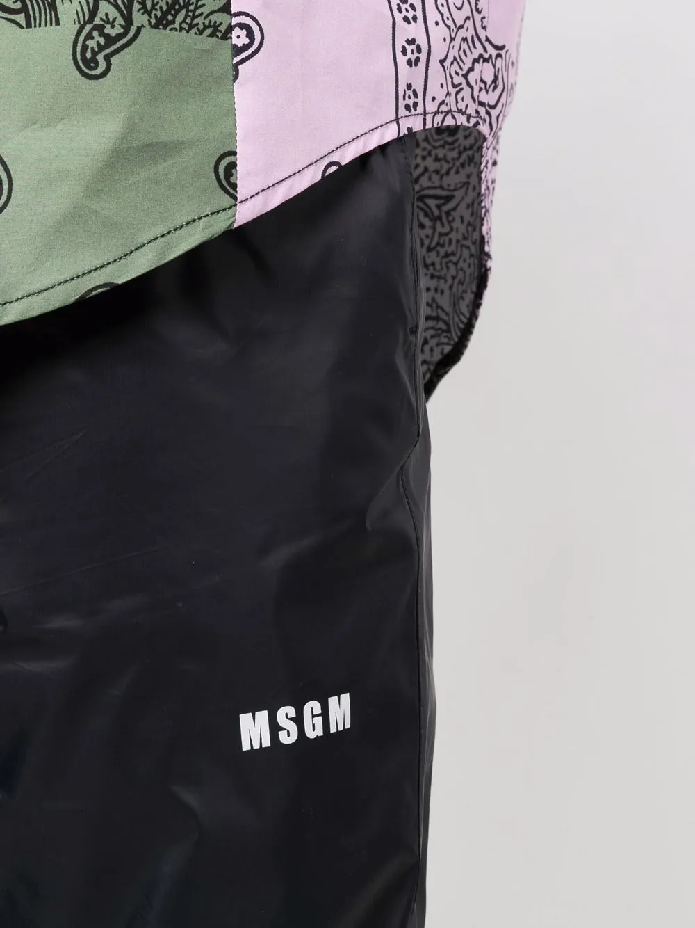 фото Msgm спортивные брюки с кулиской и логотипом