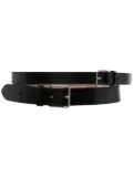 Alexander McQueen double buckle belt - Black