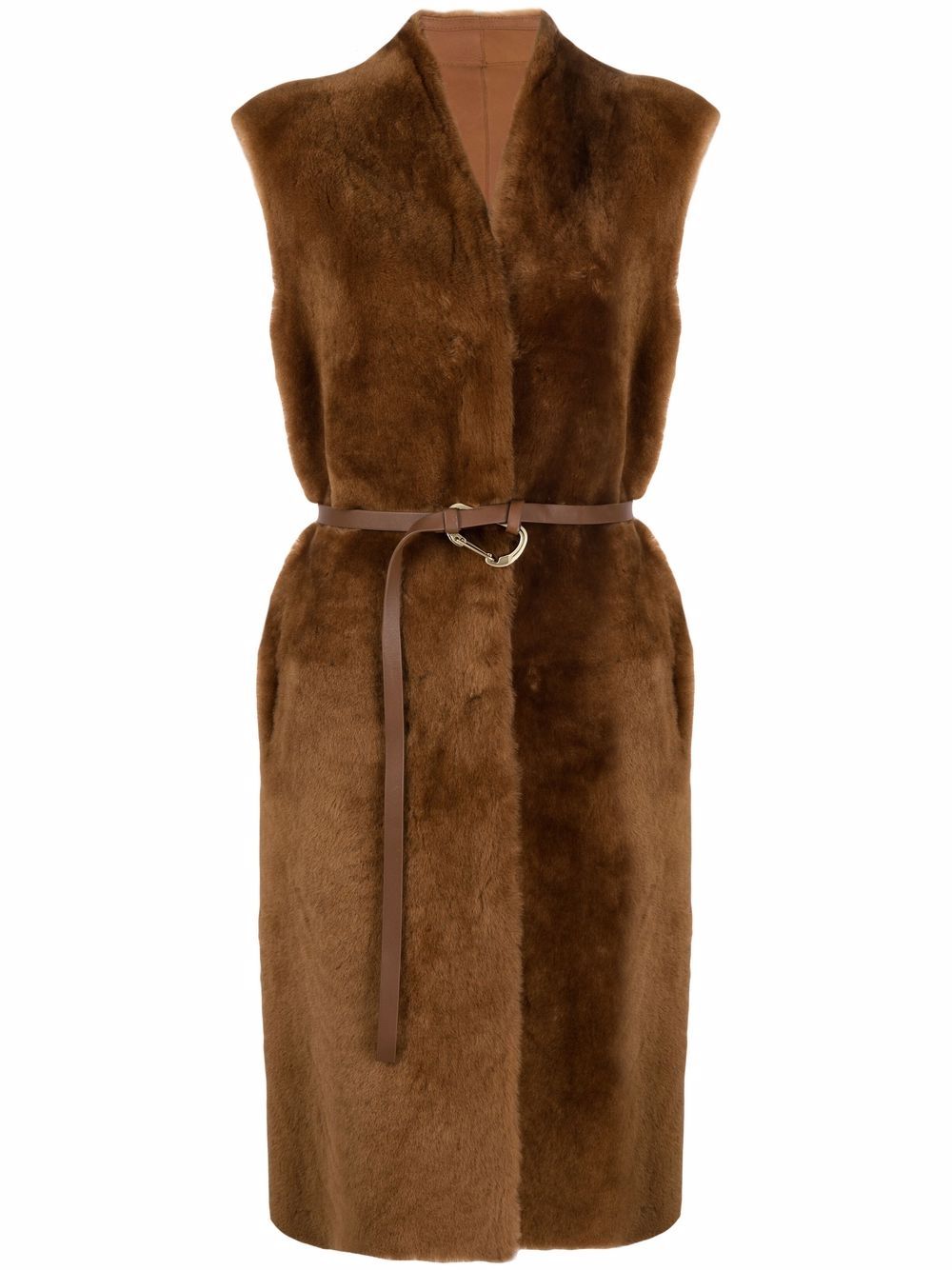 фото Desa 1972 sleeveless shearling coat