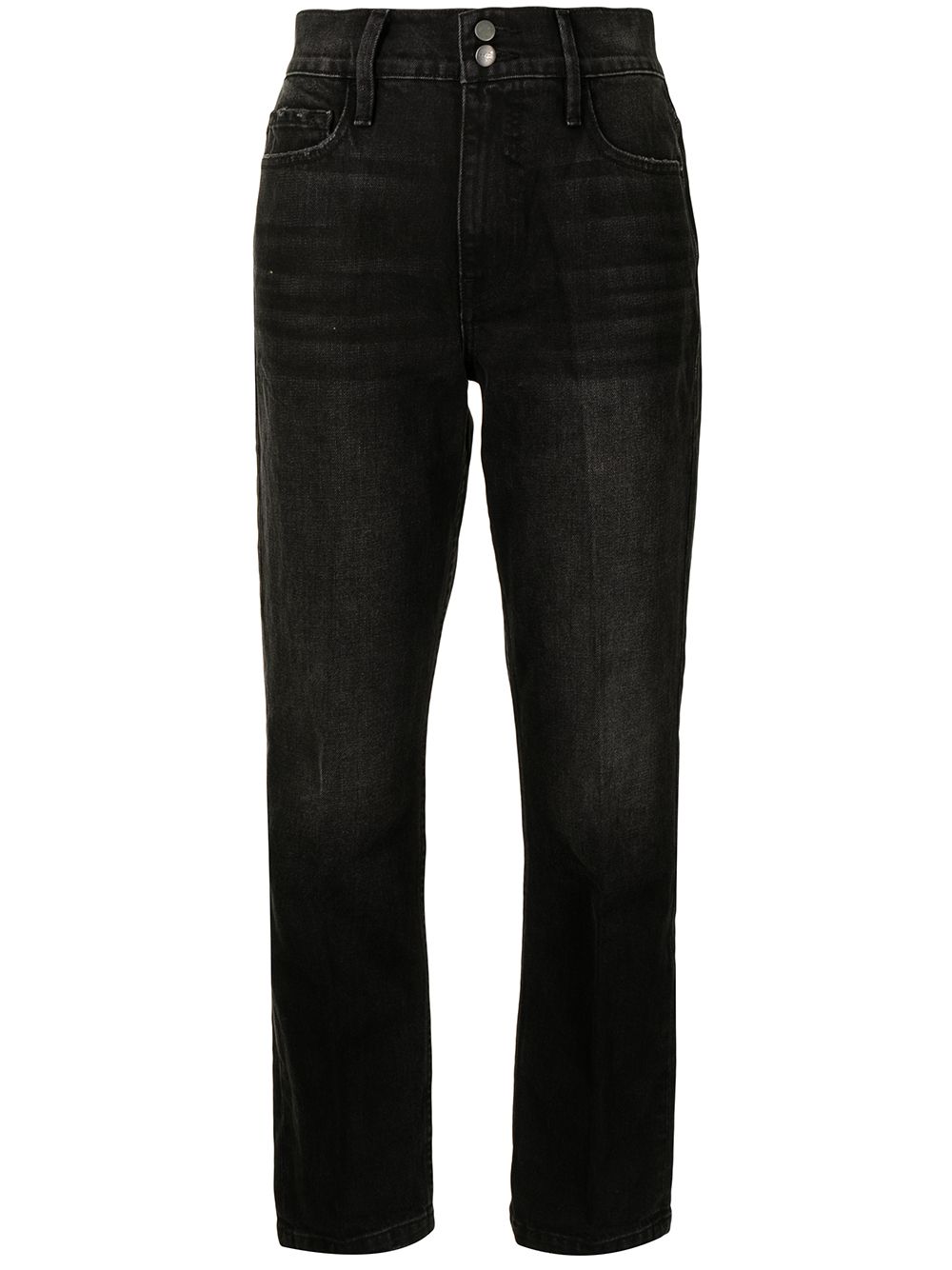 Image 1 of FRAME high-rise straight leg jeans