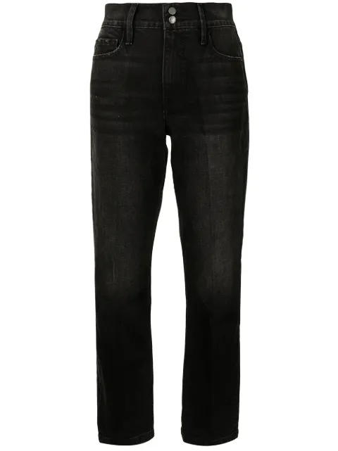 FRAME jeans rectos con tiro alto