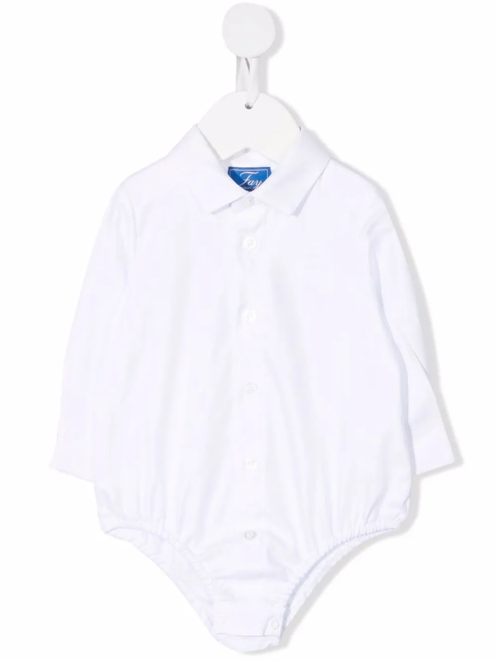 

Fay Kids longsleeved polo babygrow - White