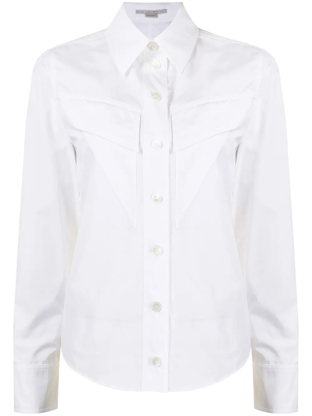 

Stella McCartney camisa manga larga - Blanco