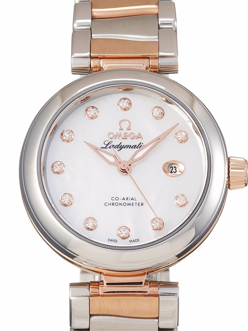 фото Omega наручные часы de ville ladymatic co-axial pre-owned 34 мм 2021-го года