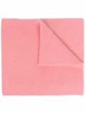 BY FAR logo-patch long scarf - Pink