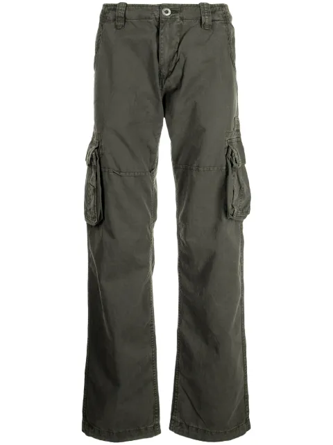 Alpha Industries straight-leg cargo trousers