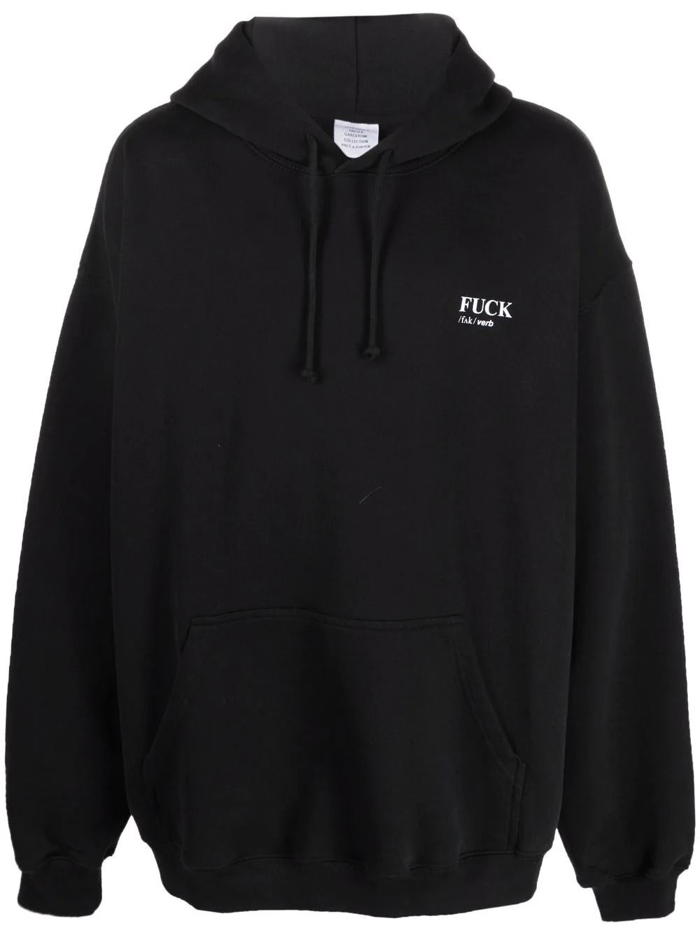 dictionary definition hoodie | VETEMENTS | Eraldo.com