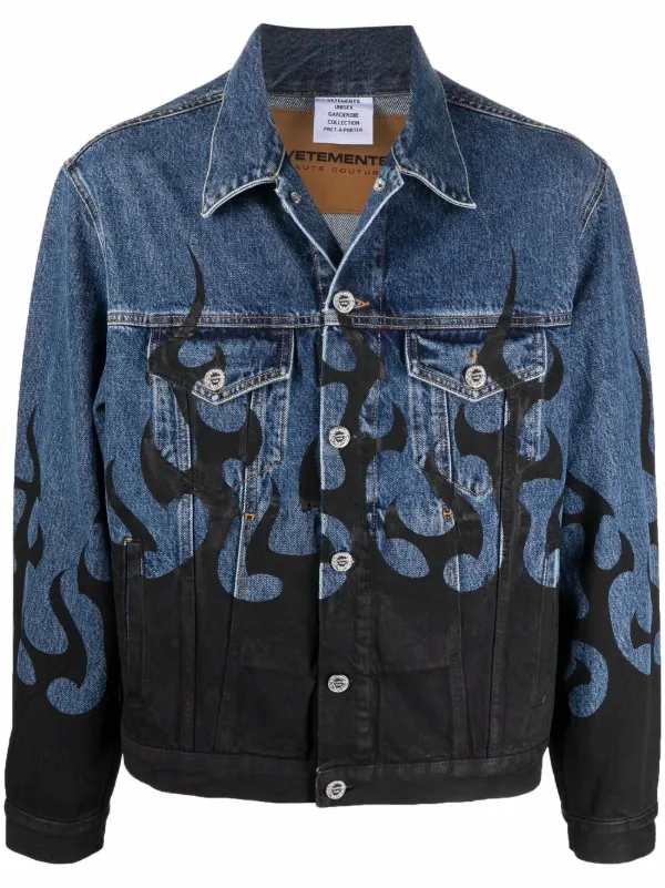 Printed Denim Jacket