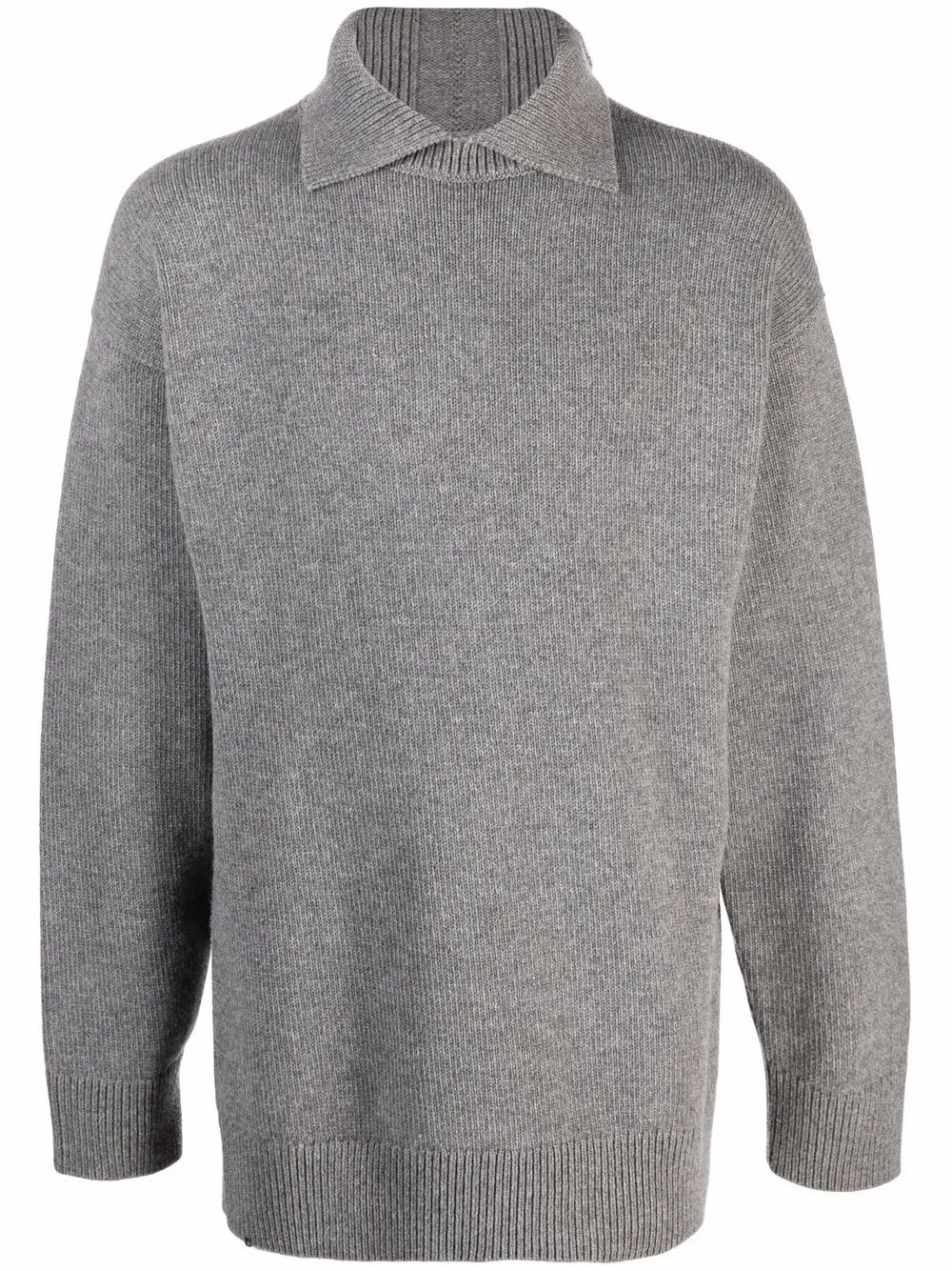 

Jil Sander suéter con cuello italiano - Gris