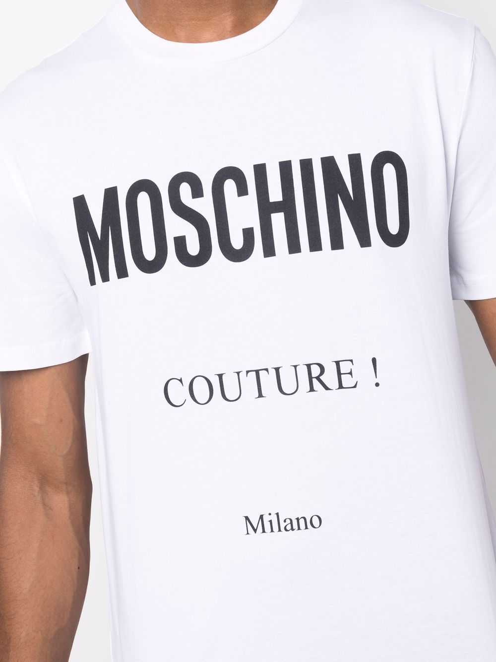 фото Moschino футболка с логотипом