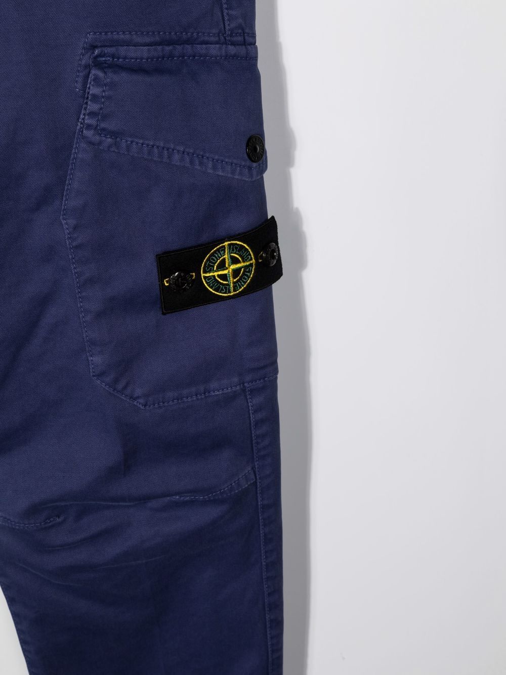 фото Stone island junior брюки чинос с логотипом