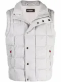 Kiton button-down padded gilet - Grey