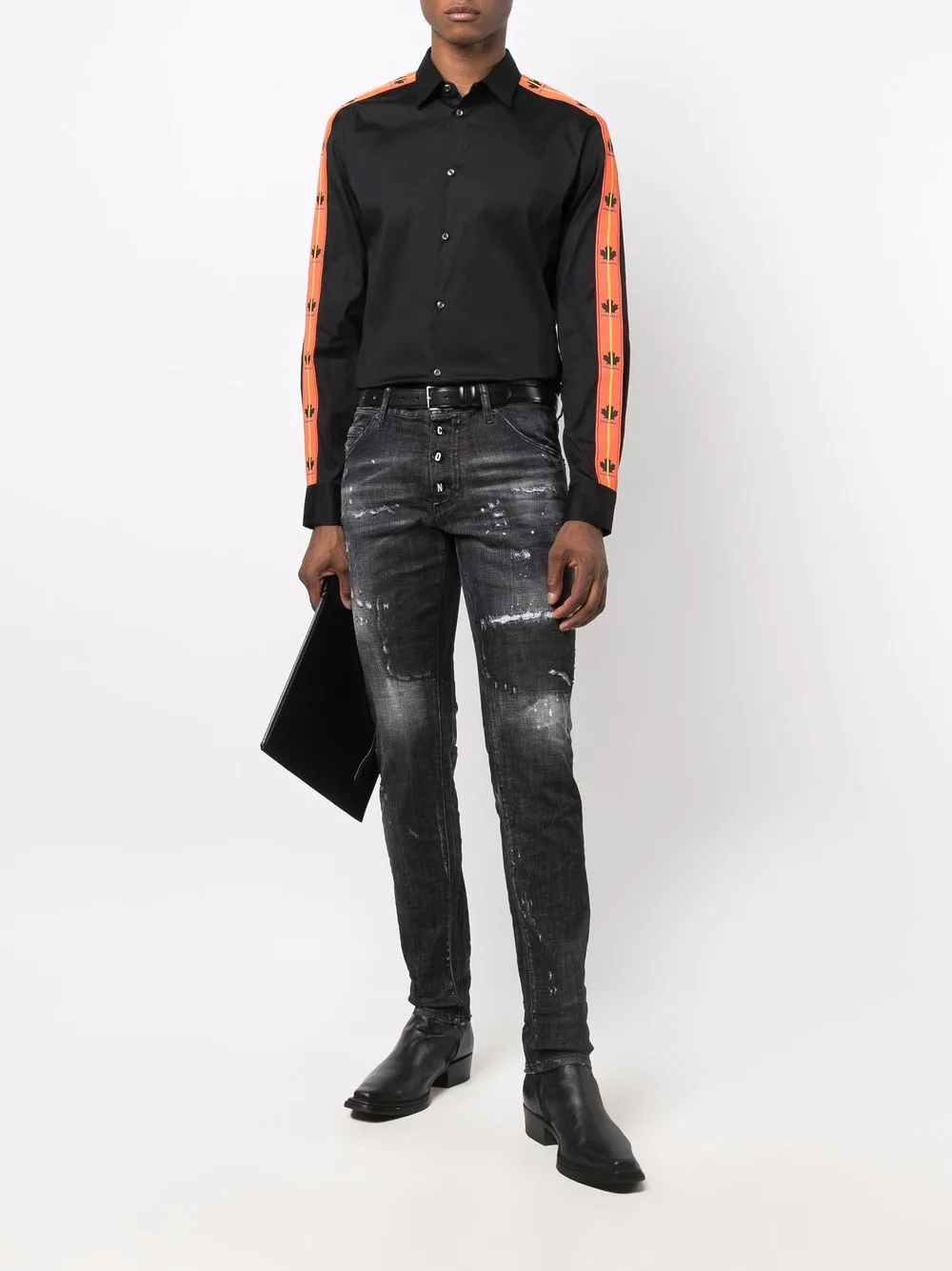 фото Dsquared2 рубашка с логотипом