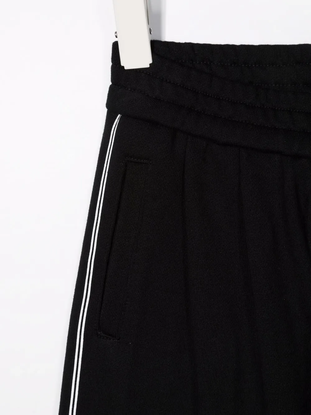 Balmain Side Logo-print Track Pants In Black
