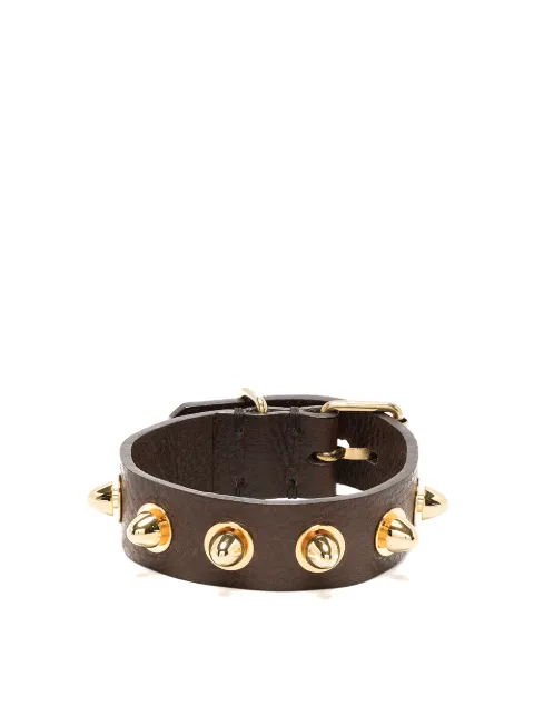 Undercover stud-detail leather cuff