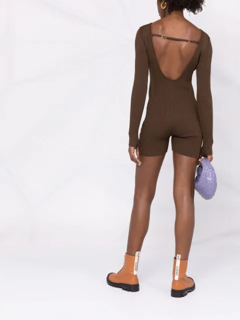 Shop Jacquemus Le body YerÃ¹ bodysuit with Express Delivery - FARFETCH