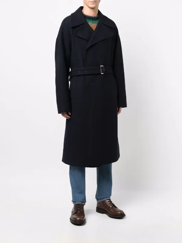 armani long coat mens