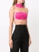 Jacquemus knitted crop top