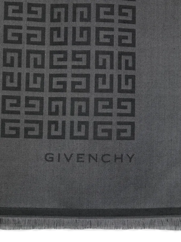 Givenchy 4G-jacquard Scarf | Grey | FARFETCH