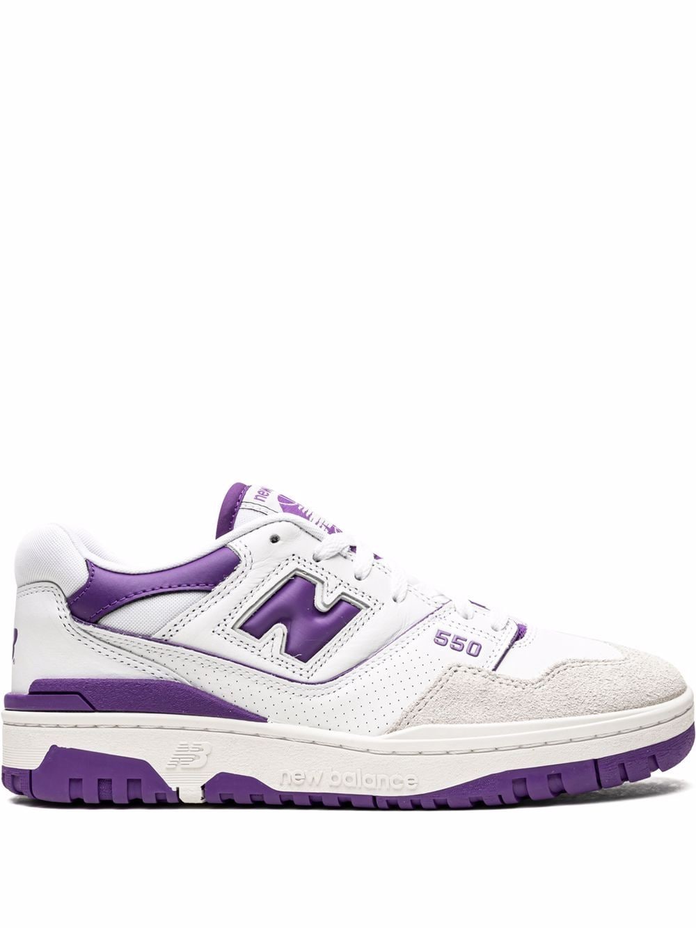 550 White/Purple sneakers