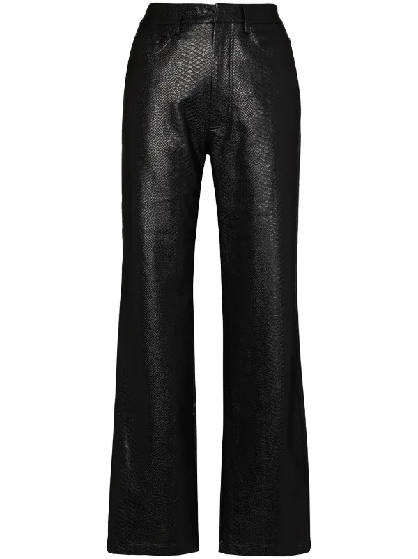 ROTATE Rotie Vegan Leather Trousers 