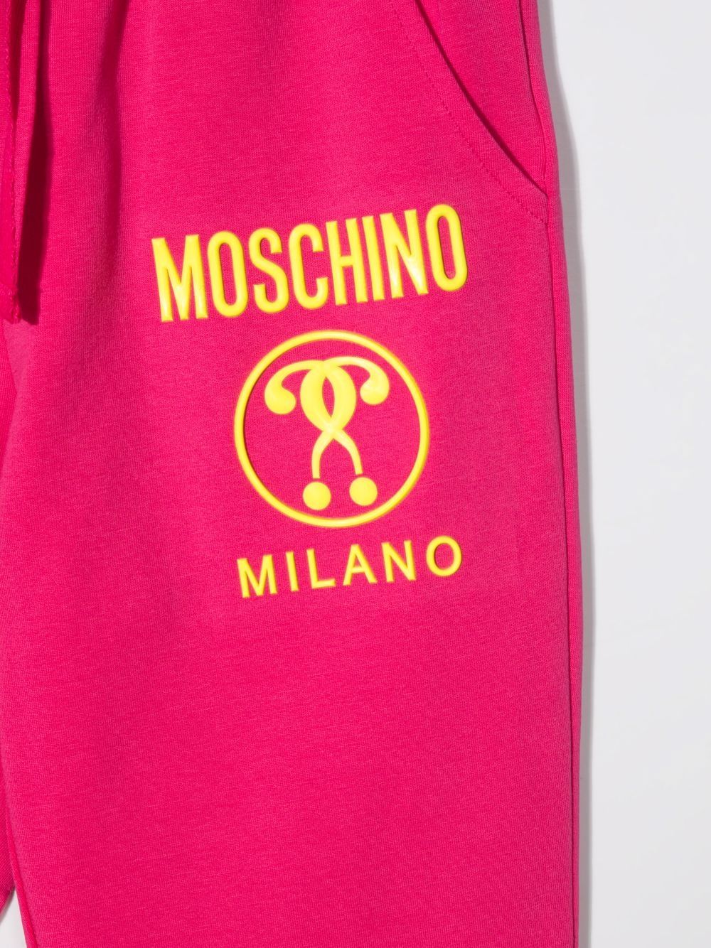 фото Moschino kids спортивные брюки с тисненым логотипом