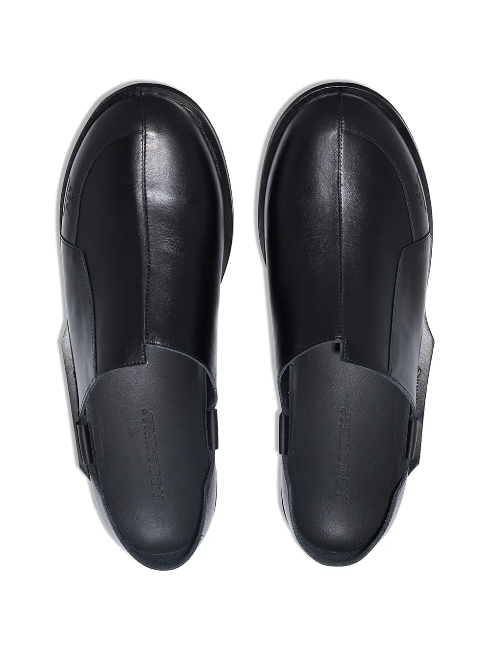 A-COLD-WALL* Geometric Leather Loafers - Farfetch