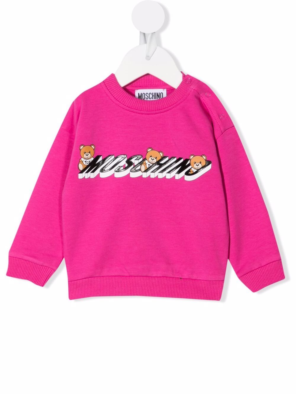 фото Moschino kids толстовка с логотипом