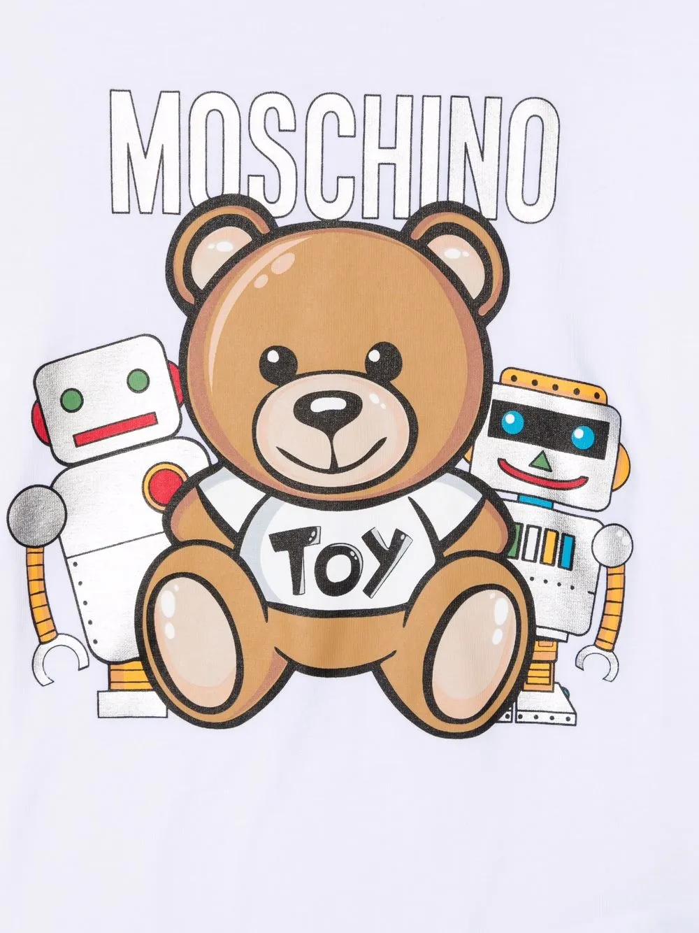 фото Moschino kids футболка с длинными рукавами и логотипом