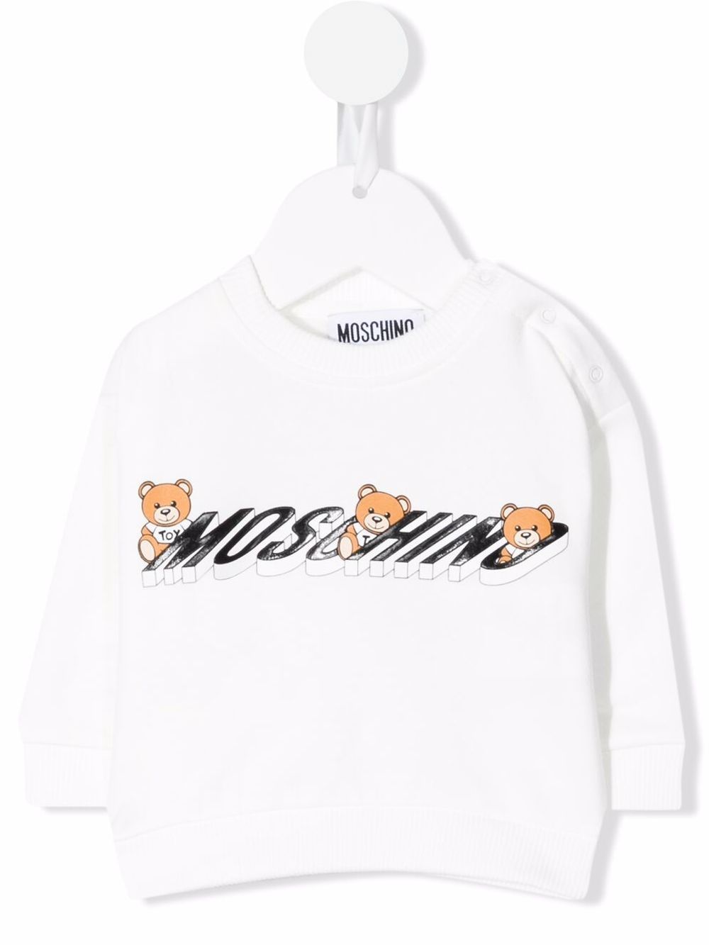 фото Moschino kids толстовка с логотипом