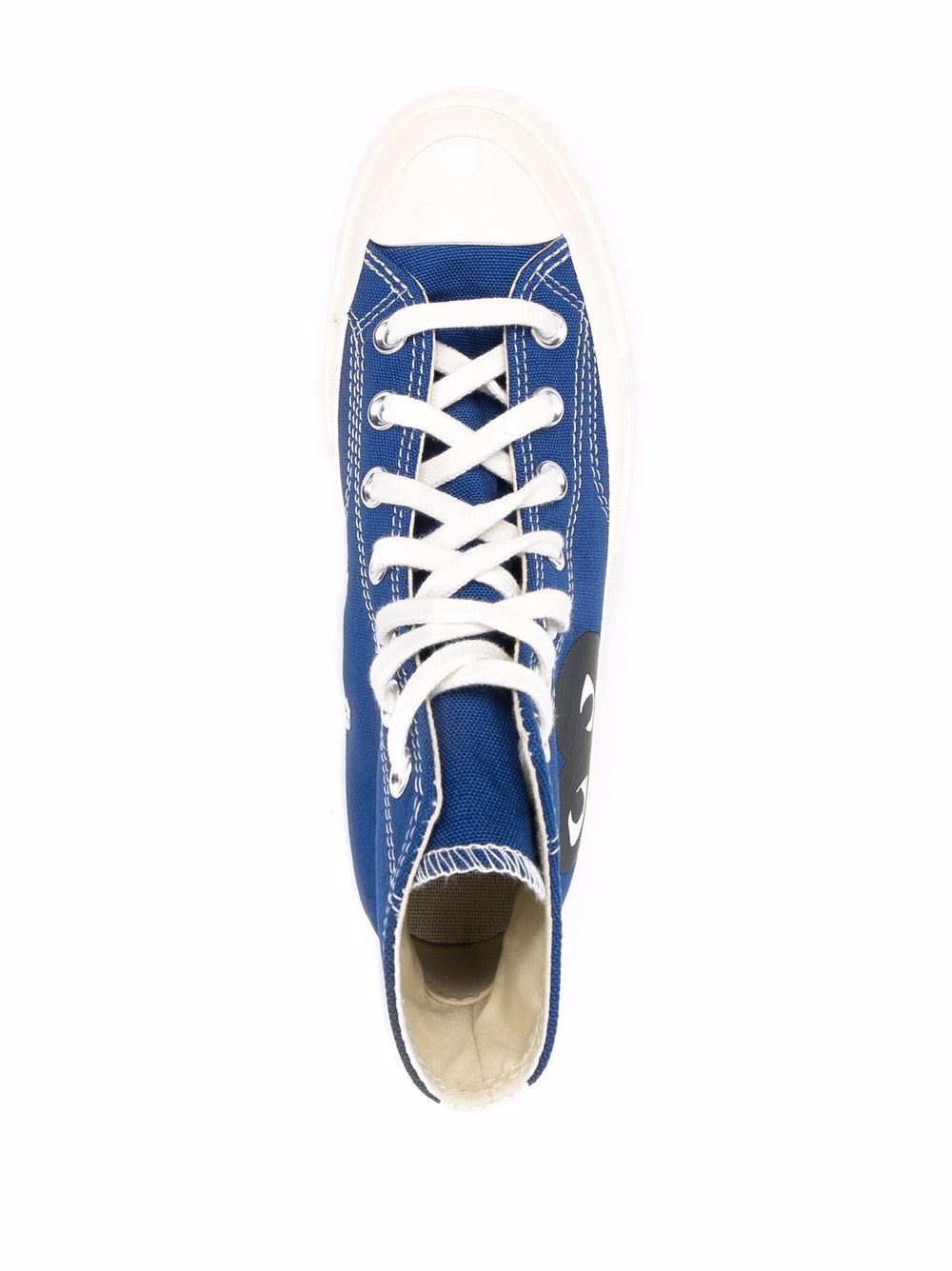 фото Comme des garçons play высокие кеды chuck taylor