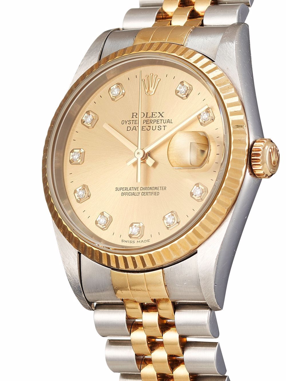 фото Rolex наручные часы datejust pre-owned 36 мм 2000-х годов