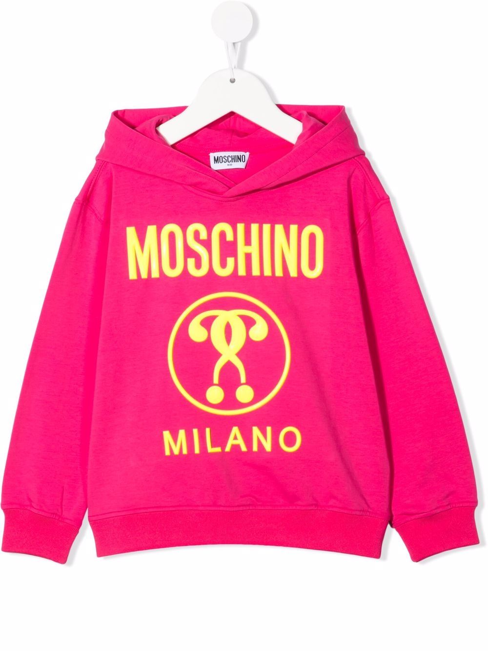 фото Moschino kids худи с тисненым логотипом